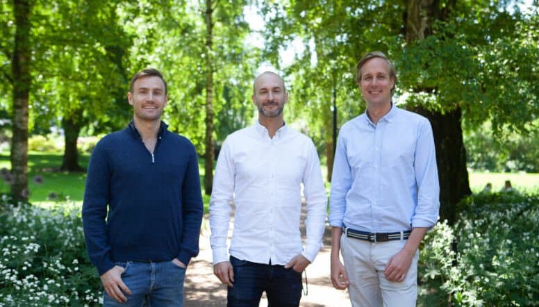 Tobias, Peder og Snorre, grunnleggerne av Plaace