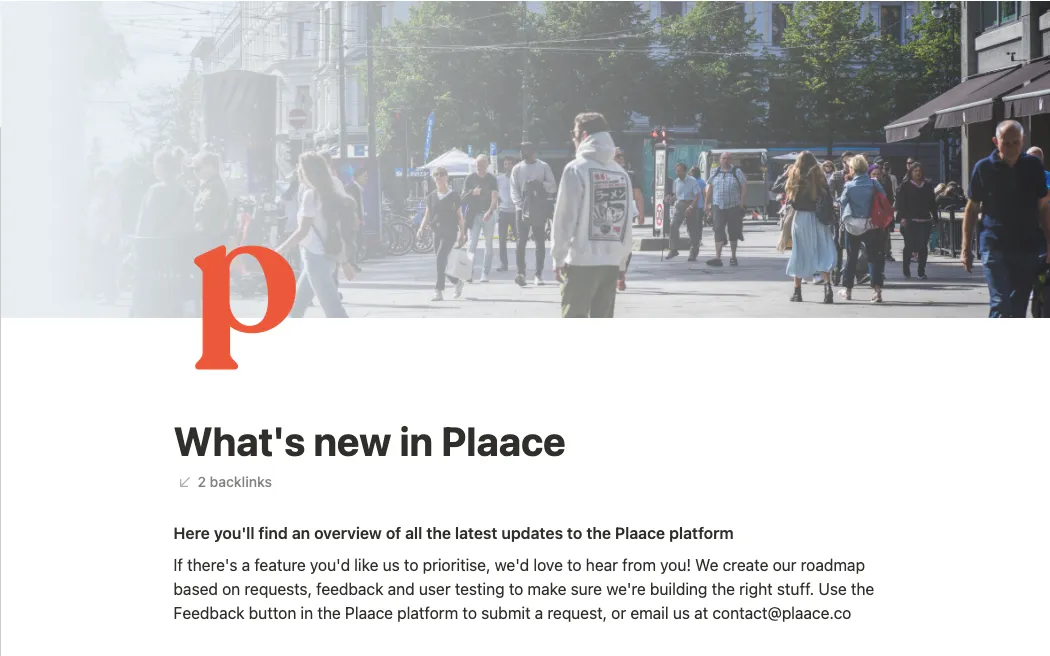 Se siste nytt på Plaace-plattformen