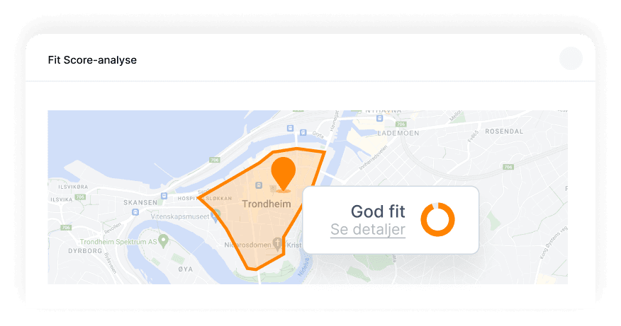 Fit Score omsetningsprediksjoner i Plaace