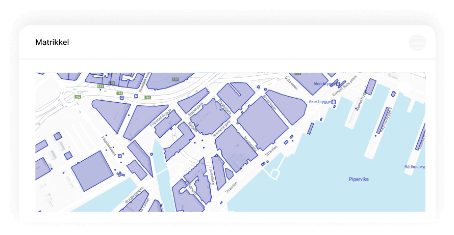 Property information in Plaace