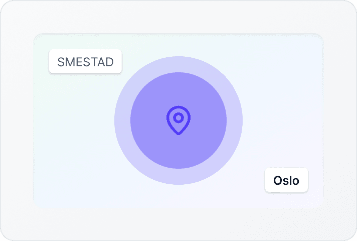 Steg 1: Definer nedslagsfeltet på kartet