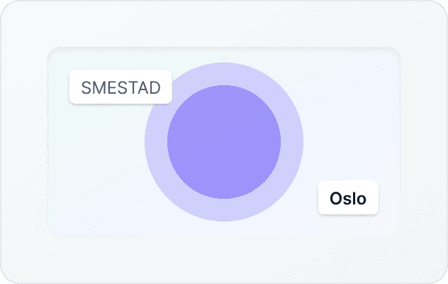 Steg 2: Definer arrangementsområdet på kartet
